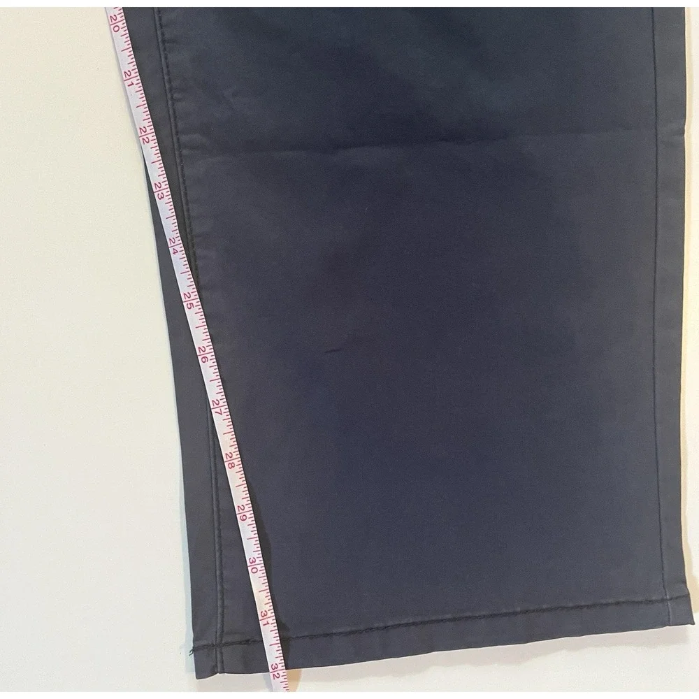 Mutual Weave  Size 46 x 32 Standard Chino Relaxed Navy Blue Pants Big & Tall